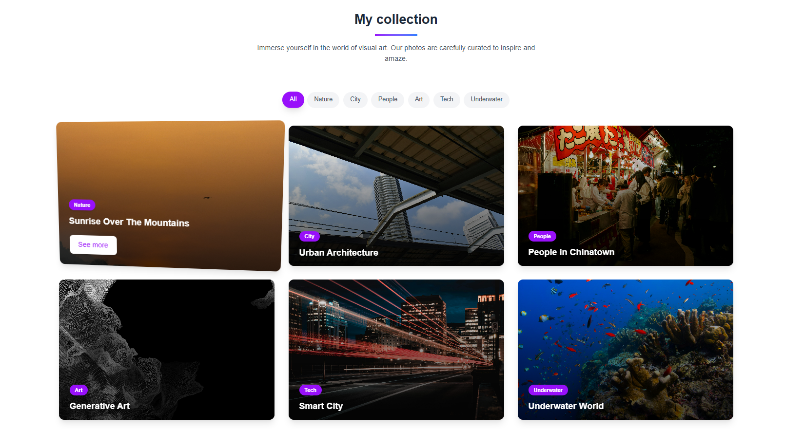 Modern Photo Gallery